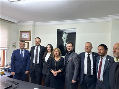 MESLEKTAŞIMIZIN OFİS AÇILIŞINA KATILDIK