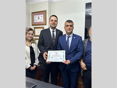 MESLEKTAŞIMIZIN OFİS AÇILIŞINA KATILDIK