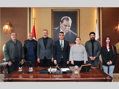 İHD’DEN BARO BAŞKANIMIZ AV. GAZİ ÖZDEMİR’E ZİYARET