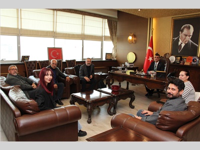 İHD’DEN BARO BAŞKANIMIZ AV. GAZİ ÖZDEMİR’E ZİYARET