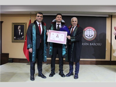 13 STAJYER AVUKATIMIZ, AVUKATLIK RUHSATNAMESİNİ ALDI