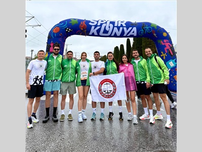MERSİN BAROSU KOŞU TAKIMI MARATONDAN BAŞARIYLA DÖNDÜ