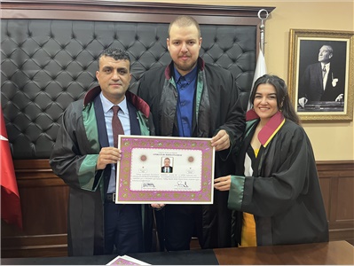15 STAJYER AVUKATIMIZ CÜBBE GİYDİ