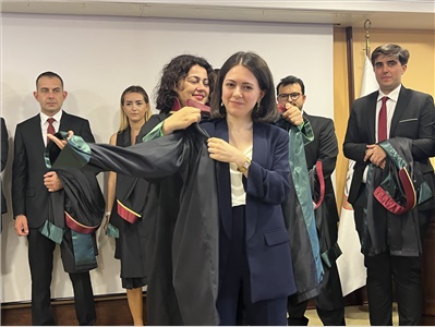 15 STAJYER AVUKATIMIZ CÜBBE GİYDİ