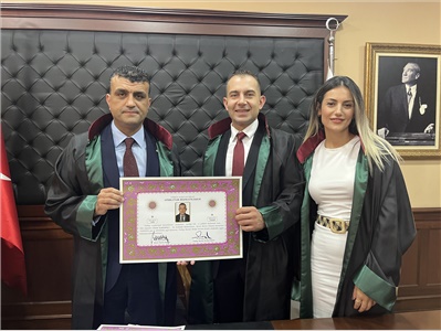15 STAJYER AVUKATIMIZ CÜBBE GİYDİ