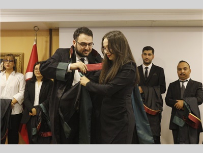15 STAJYER AVUKATIMIZ CÜBBE GİYDİ