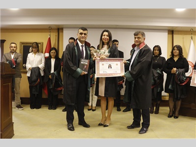 15 STAJYER AVUKATIMIZ CÜBBE GİYDİ