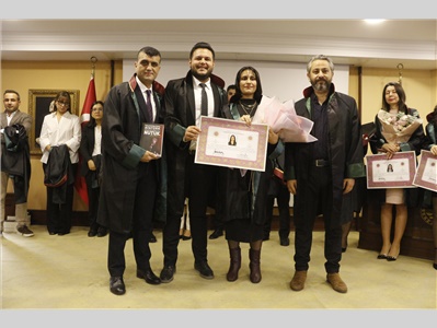 15 STAJYER AVUKATIMIZ CÜBBE GİYDİ