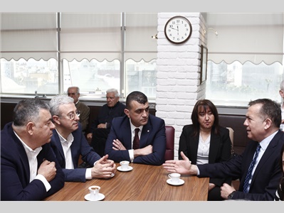 YENİŞEHİR BELEDİYE BAŞKANI SAYIN ABDULLAH ÖZYİĞİT  '  DEN ZİYARET