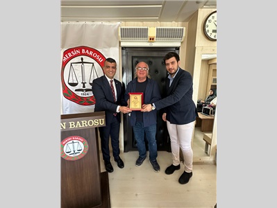 ANAMUR’DA AVUKATLARIMIZA ONUR PLAKETİ TAKDİM EDİLDİ