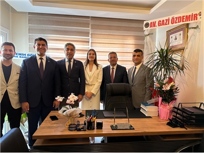 MESLEKTAŞIMIZIN OFİS AÇILIŞINA KATILDIK