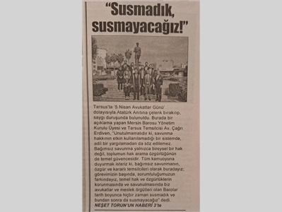 5 Nisan Avukatlar Günü Töreni