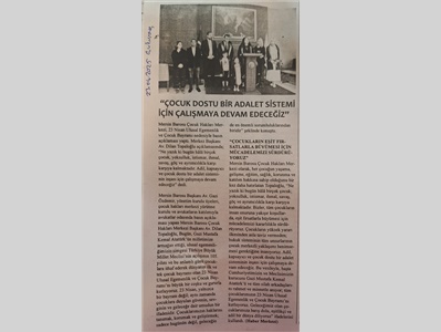 23 Nisan Ulusal Egemenlik ve Çocuk Bayramı nedeniyle basın açıklaması yapıldı