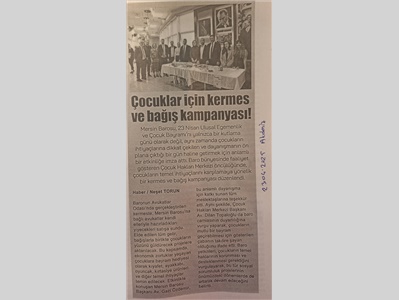 Çocuklar için kermes düzenlendi