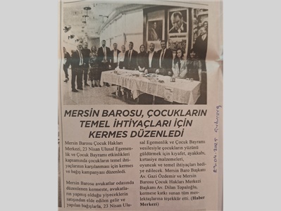 Çocuklar için kermes düzenlendi