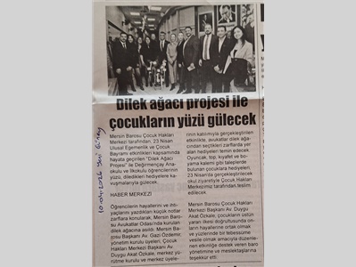 Çouk Hakları Merkezimizin Dilek Ağacı Projesi