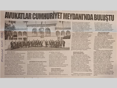 5 Nisan Avukatlar Günü basın açıklaması