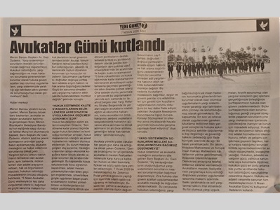 5 Nisan Avukatlar Günü basın açıklaması