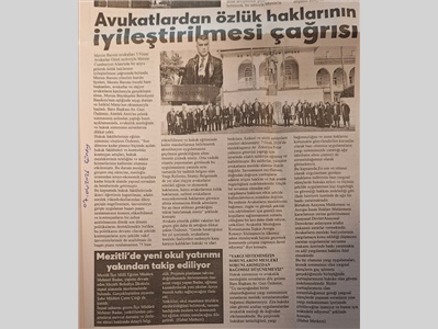 5 Nisan Avukatlar Günü basın açıklaması