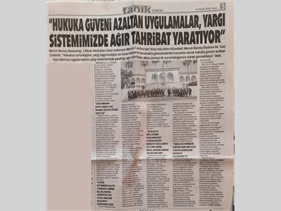 5 Nisan Avukatlar Günü basın açıklaması