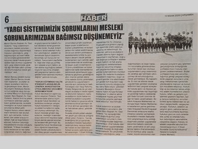 5 Nisan Avukatlar Günü basın açıklaması