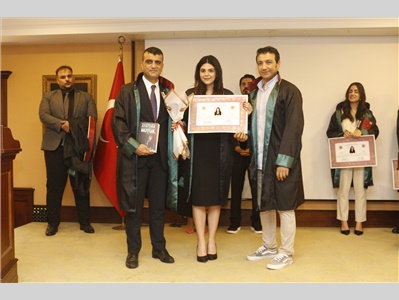 6 STAJYER AVUKATIMIZ CÜBBE GİYDİ