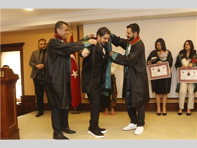 6 STAJYER AVUKATIMIZ CÜBBE GİYDİ