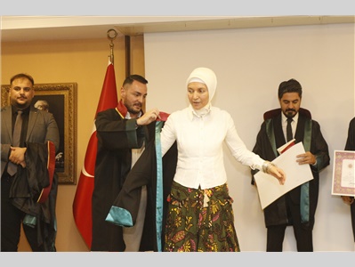 6 STAJYER AVUKATIMIZ CÜBBE GİYDİ