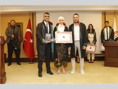 6 STAJYER AVUKATIMIZ CÜBBE GİYDİ