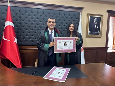 6 STAJYER AVUKATIMIZ CÜBBE GİYDİ