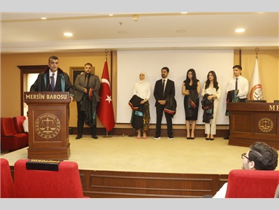 6 STAJYER AVUKATIMIZ CÜBBE GİYDİ