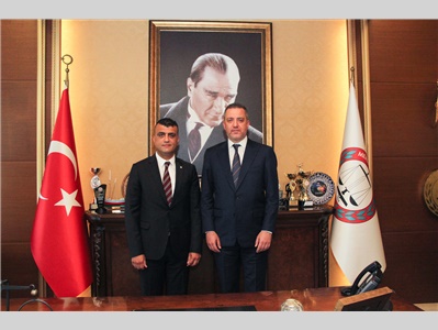 TÜRKİYE BAROLAR BİRLİĞİ BAŞKANI AV. R. ERİNÇ SAĞKAN, MERSİN BAROSU’NU ZİYARET ETTİ