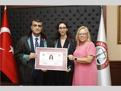 4 STAJYER AVUKATIMIZ CÜBBE GİYDİ