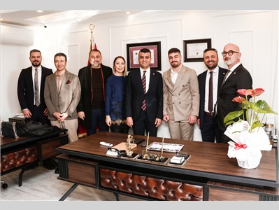 MESLEKTAŞIMIZIN OFİS AÇILIŞINA KATILDIK