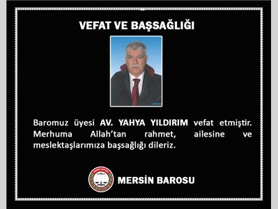 VEFAT VE BAŞSAĞLIĞI