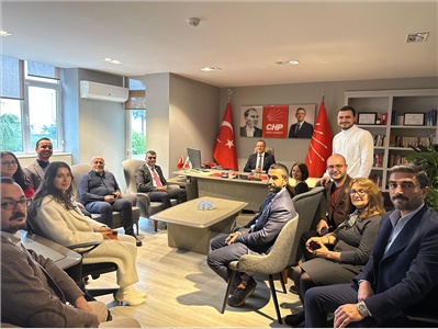 BARO BAŞKANIMIZDAN, CHP İL BAŞKANLIĞINA ZİYARET