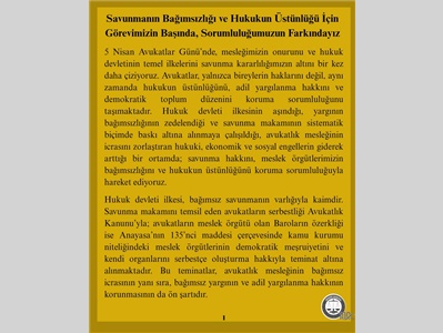 BAROLAR ORTAK AÇIKLAMA YAPTI