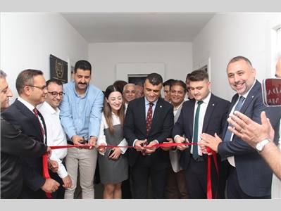 MESLEKTAŞIMIZIN OFİS AÇILIŞINA KATILDIK
