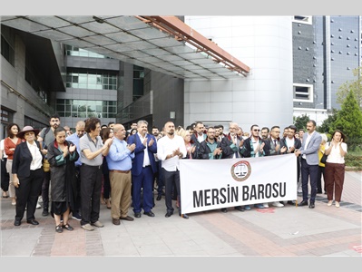 MERSİN BAROSU: “YARGITAY 3. CEZA DAİRESİ’NİN KARARI HUKUK GARABETİDİR”