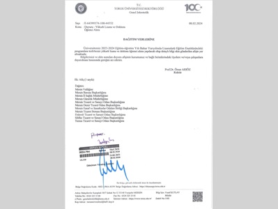 TOROS ÜNİVERSİTESİNDE YÜKSEK LİSANS  VE DOKTORA PROGRAMLARI KAYDI BAŞLADI