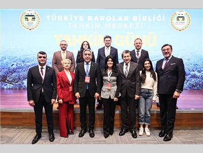 BARO BAŞKANIMIZ AV. GAZİ ÖZDEMİR, TBB TAHKİM GÜNÜ ETKİNLİĞİNE KATILDI