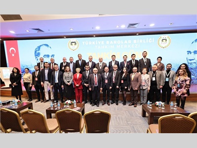 BARO BAŞKANIMIZ AV. GAZİ ÖZDEMİR, TBB TAHKİM GÜNÜ ETKİNLİĞİNE KATILDI