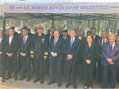 MERSİN ŞEHİTLİĞİ'NDE ANMA TÖRENİ