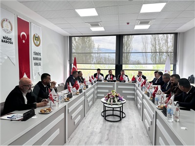 BARO BAŞKANIMIZ AV. GAZİ ÖZDEMİR, İÇ ANADOLU BÖLGE BARO BAŞKANLARI TOPLANTISINA KATILDI
