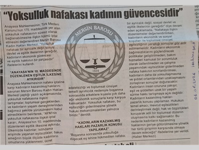 Nakafa hakkı basın açıklaması