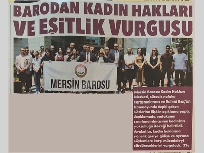 Nakafa hakkı basın açıklaması