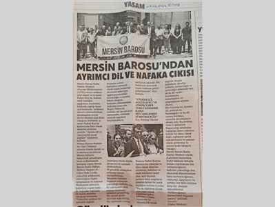 Nakafa hakkı basın açıklaması
