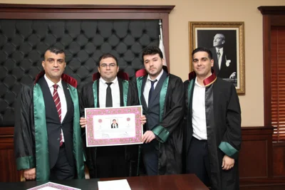 6 STAJYER AVUKATIMIZ DAHA SAVUNMA MESLEĞİNE İLK RESMİ ADIMI ATTI