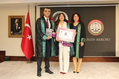 6 STAJYER AVUKATIMIZ DAHA SAVUNMA MESLEĞİNE İLK RESMİ ADIMI ATTI