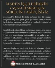 MADEN İŞÇİLERİMİZİN YAŞAM HAKKI İÇİN SÜRECİN TAKİPÇİSİYİZ